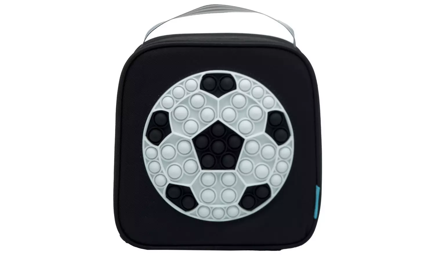 Smash Football Pop It Black Lunch Bag