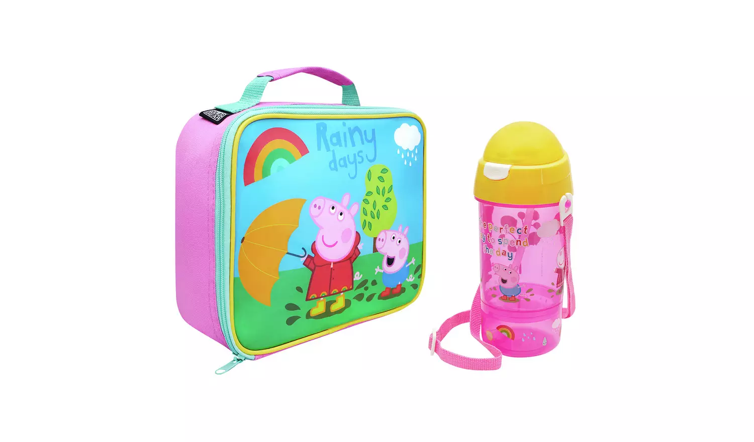 Peppa Pig Lunch Bag And Bottle Set - 400ml