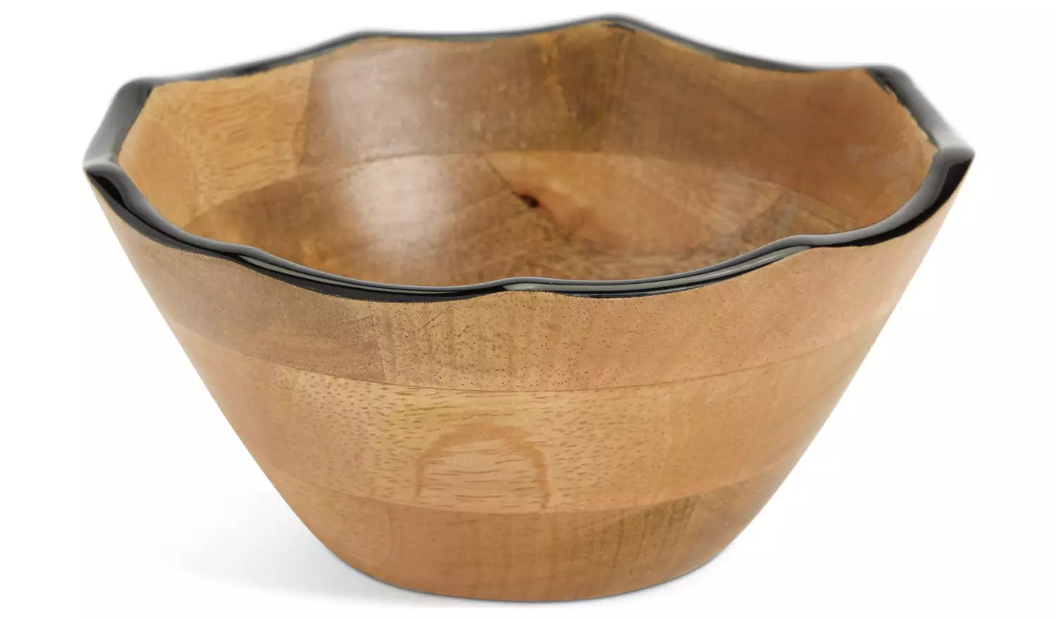 Habitat Natural Wood Wiggle Snack Bowls