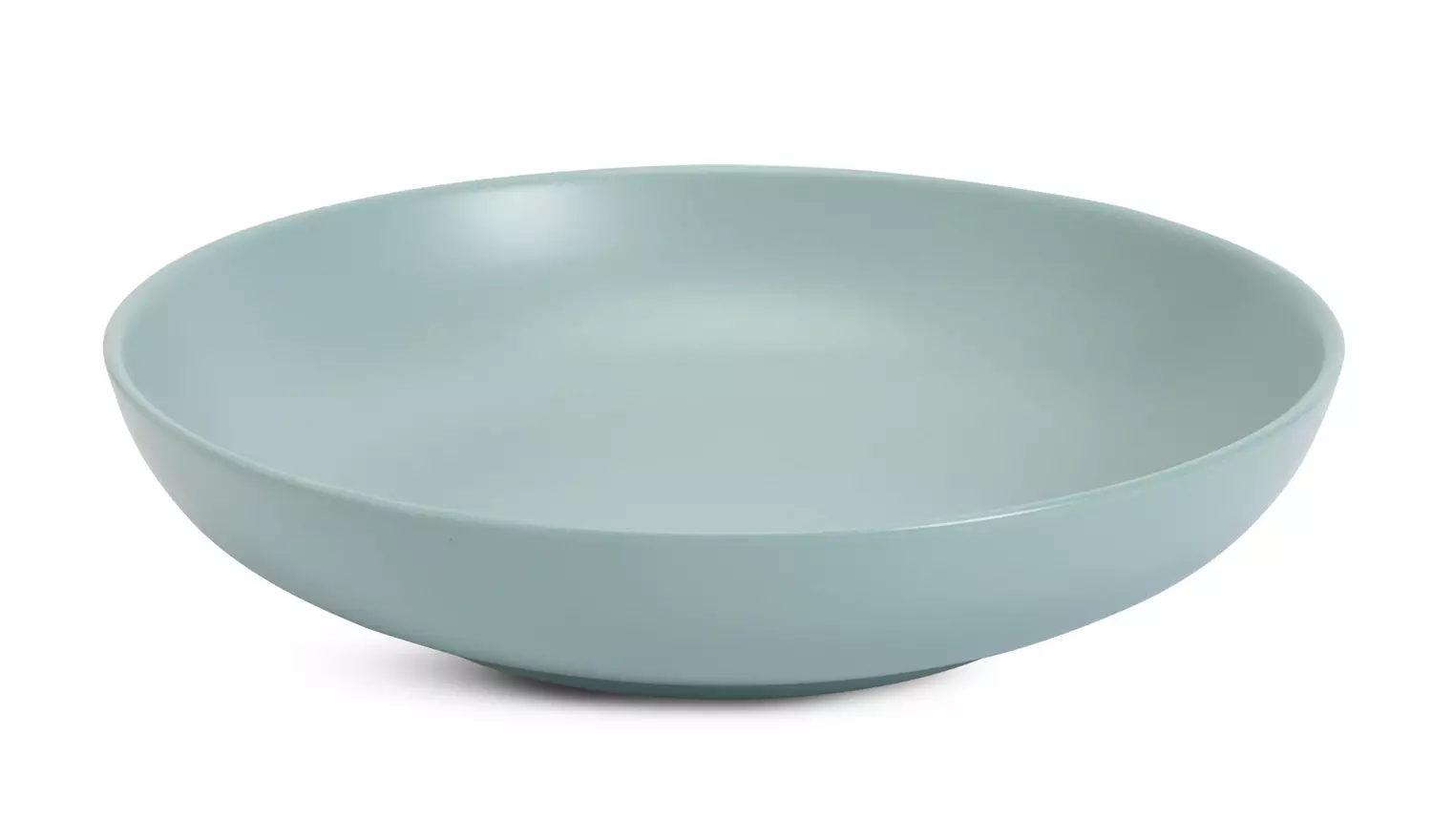 Habitat Matte Glaze 4 Piece Stoneware Pasta Bowl - Duck Egg