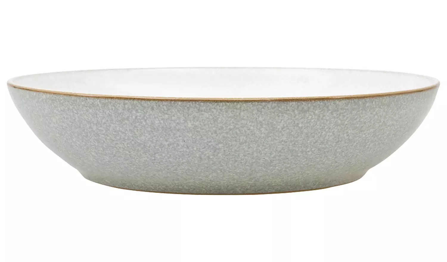 Denby Elements 4 Piece Stoneware Pasta Bowls - Light Grey