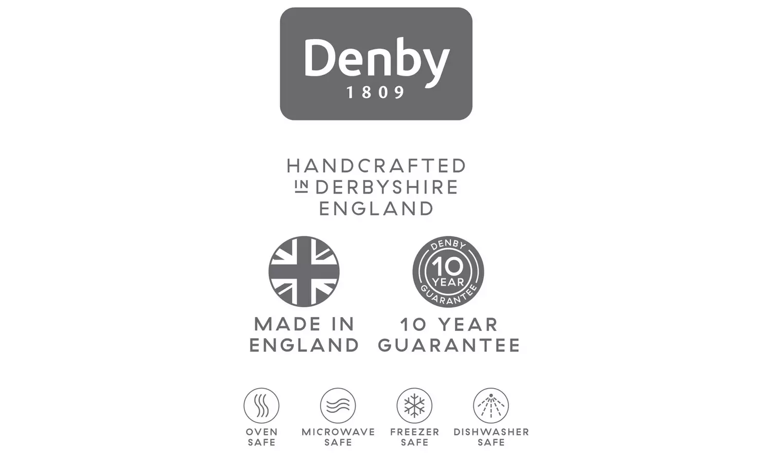 Denby Elements 4 Piece Stoneware Pasta Bowls - Light Grey