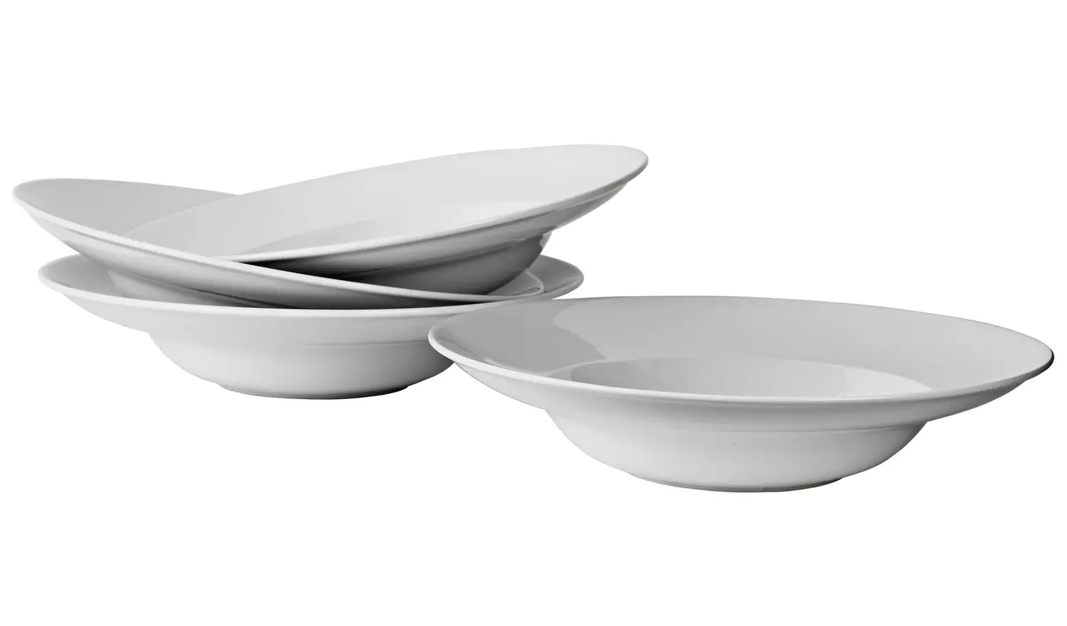 Argos Home Set of 4 Porcelain Large Pasta Bowls
