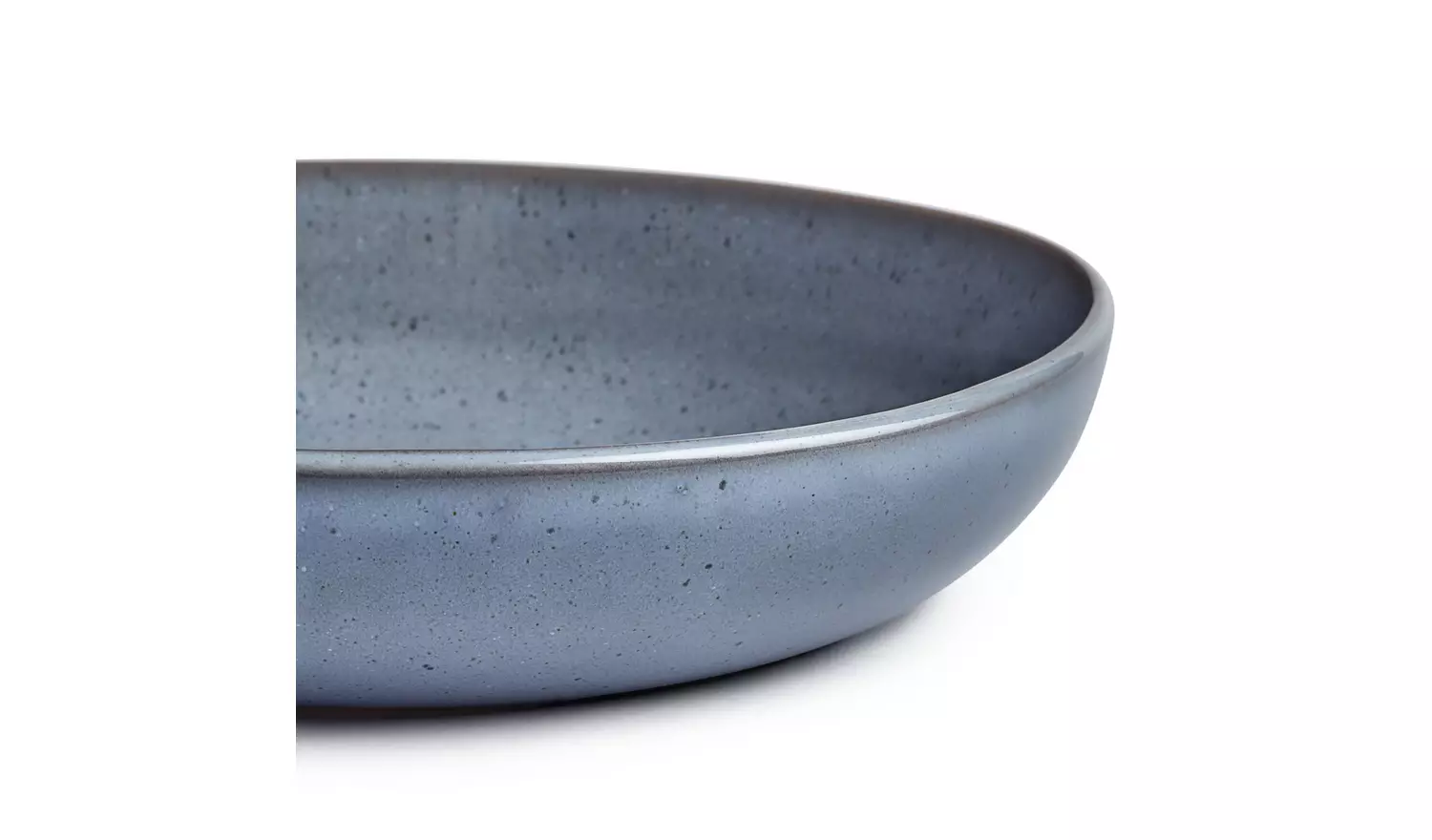 Habitat Evora 4 Piece Stoneware Pasta Bowls - Blue