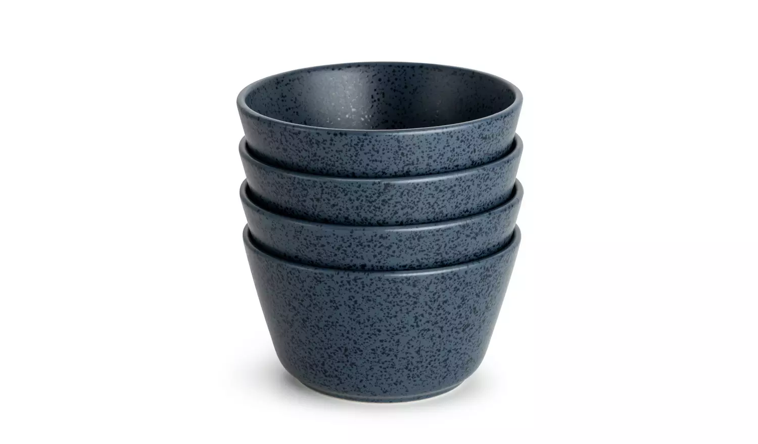 Habitat Addison Set of 4Stoneware Cereal Bowl - Blue