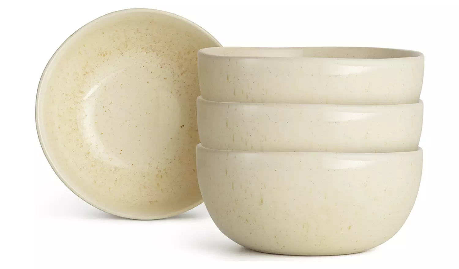 Habitat Evora 4 Piece Cereal Bowl - Natural