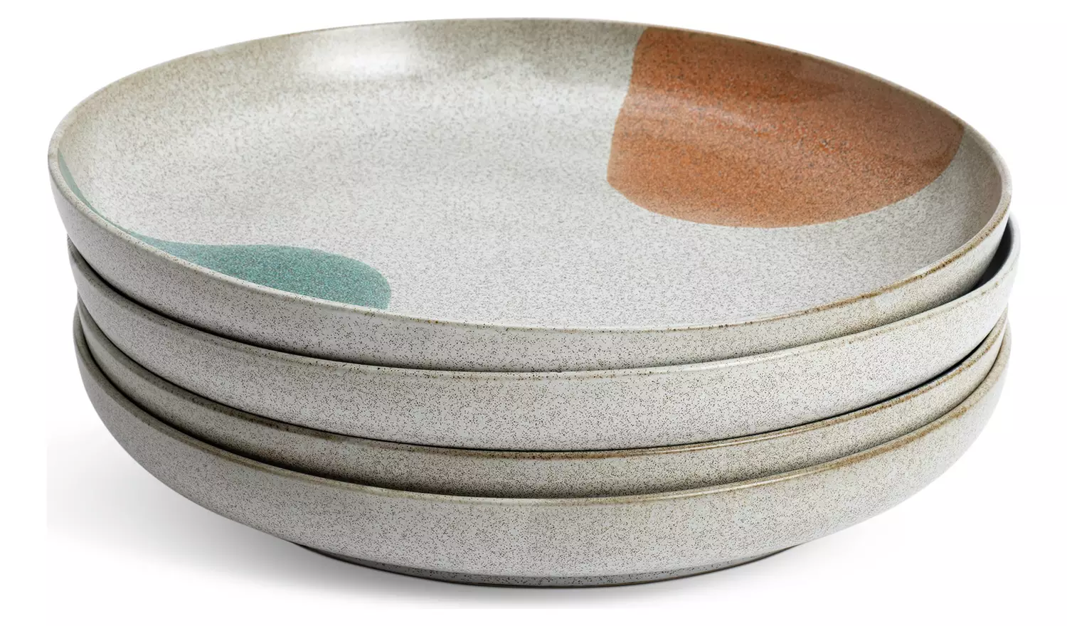 Habitat 60 Recast Set of 4 Stoneware Dinner Plates