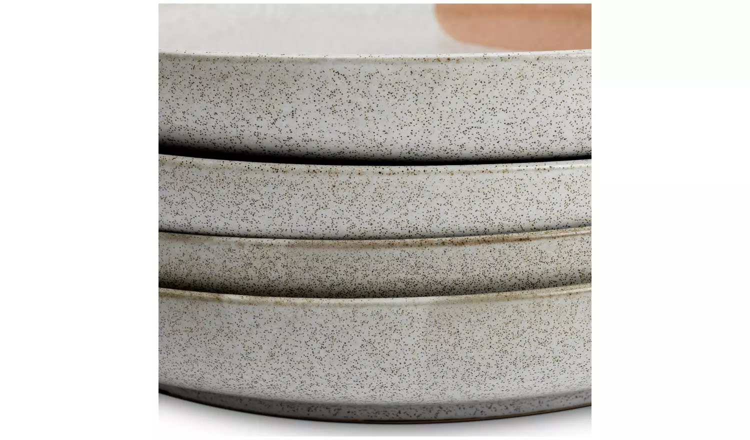 Habitat 60 Recast Set of 4 Stoneware Dinner Plates