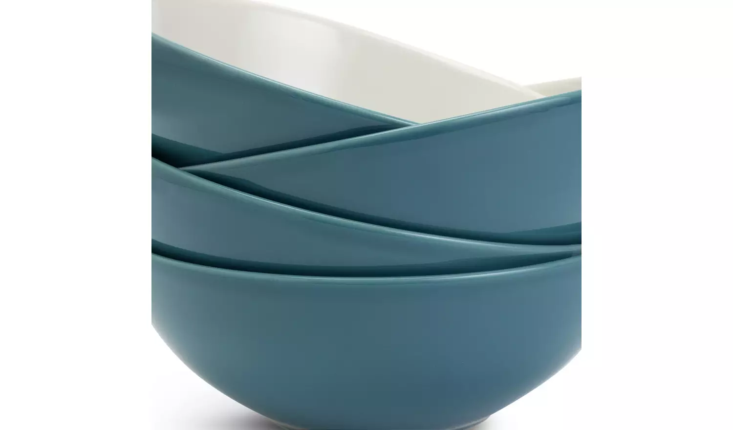 Habitat Dipped 12 Piece Stoneware Dinner Set - Multicoloured