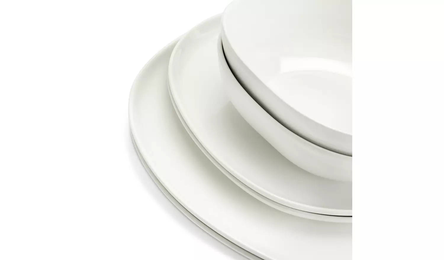 Habitat x Scion 12 Piece Stoneware Dinner Set - White