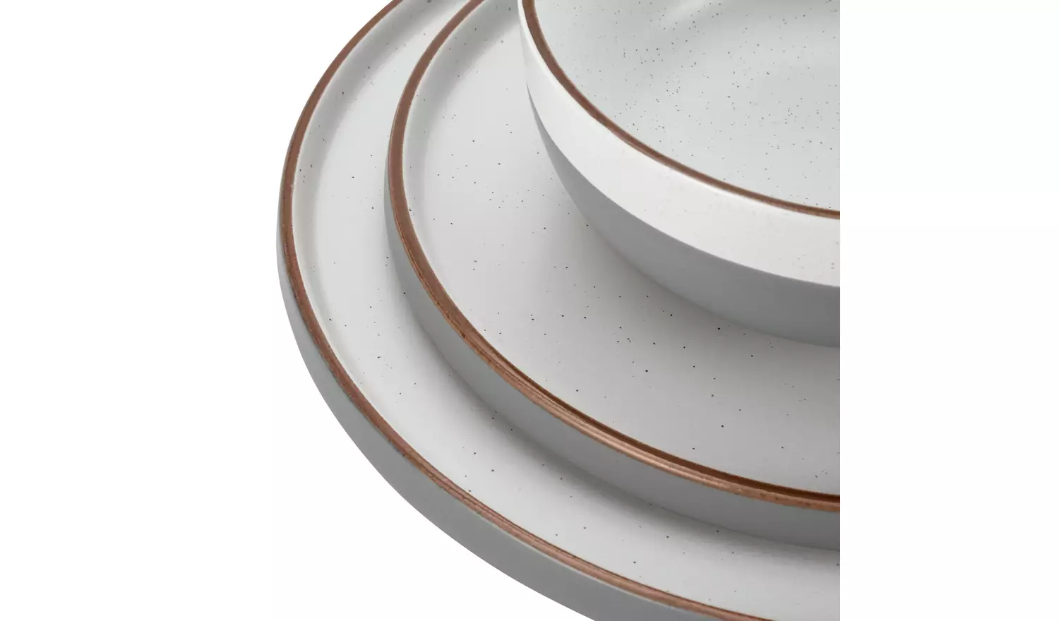 Habitat Loft Living Speckle 12 Piece Dinner Set - Grey