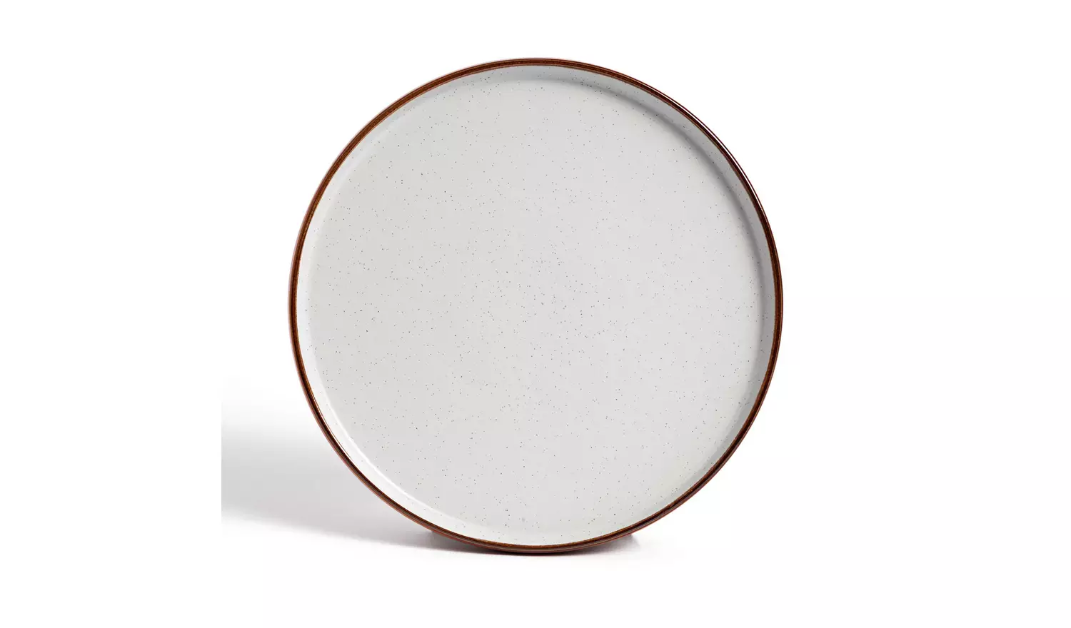 Habitat 12 Piece Stoneware Dinner Set - Rust Speckle