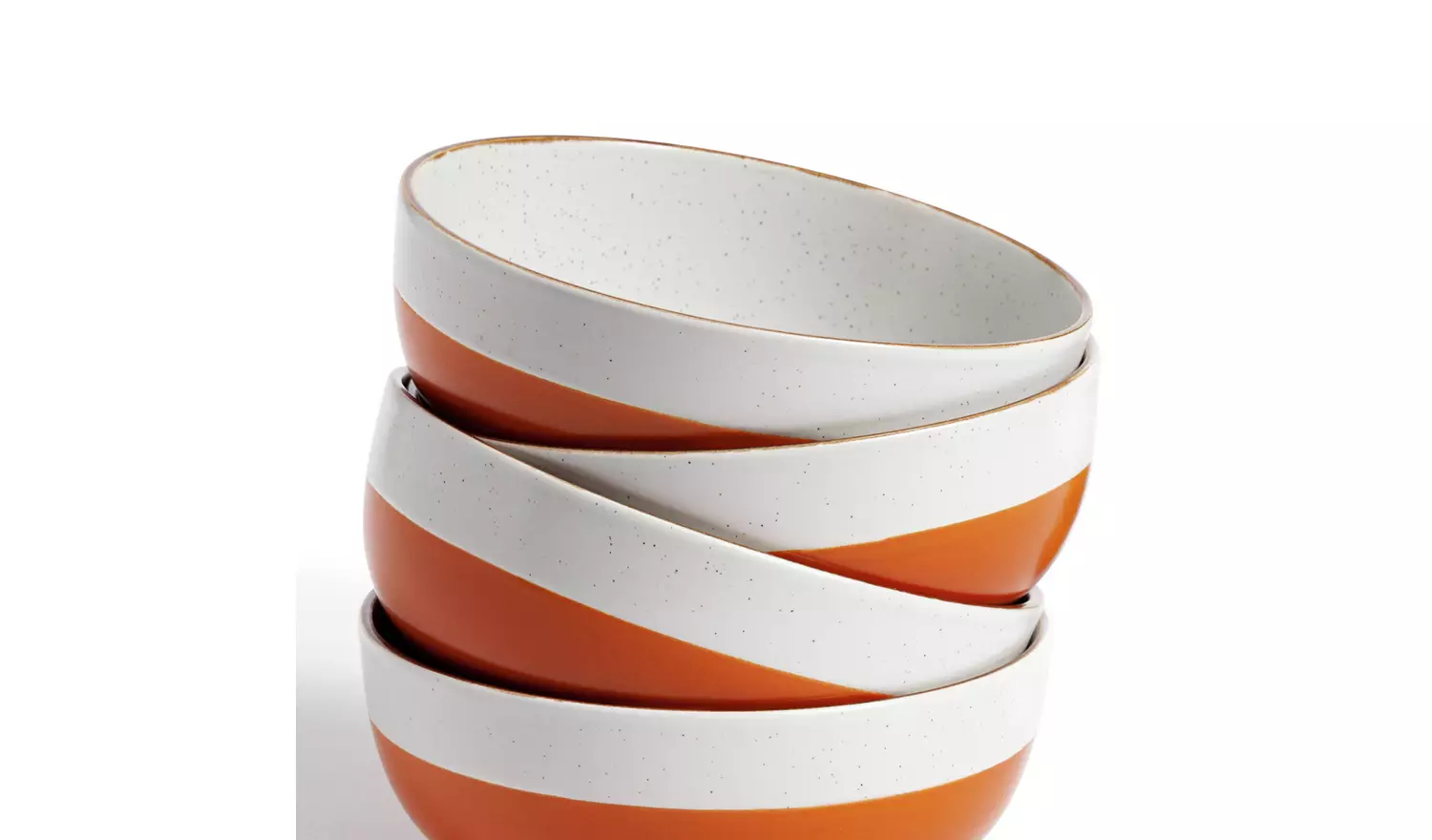 Habitat 12 Piece Stoneware Dinner Set - Rust Speckle