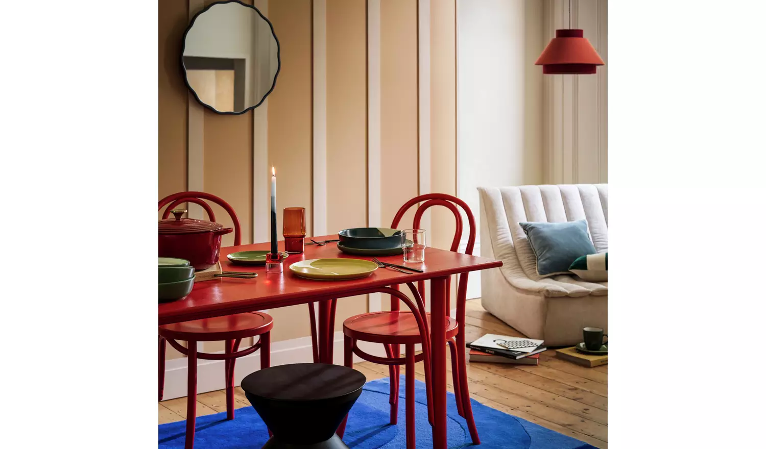 Habitat Two Tone Stoneware Dinner Set