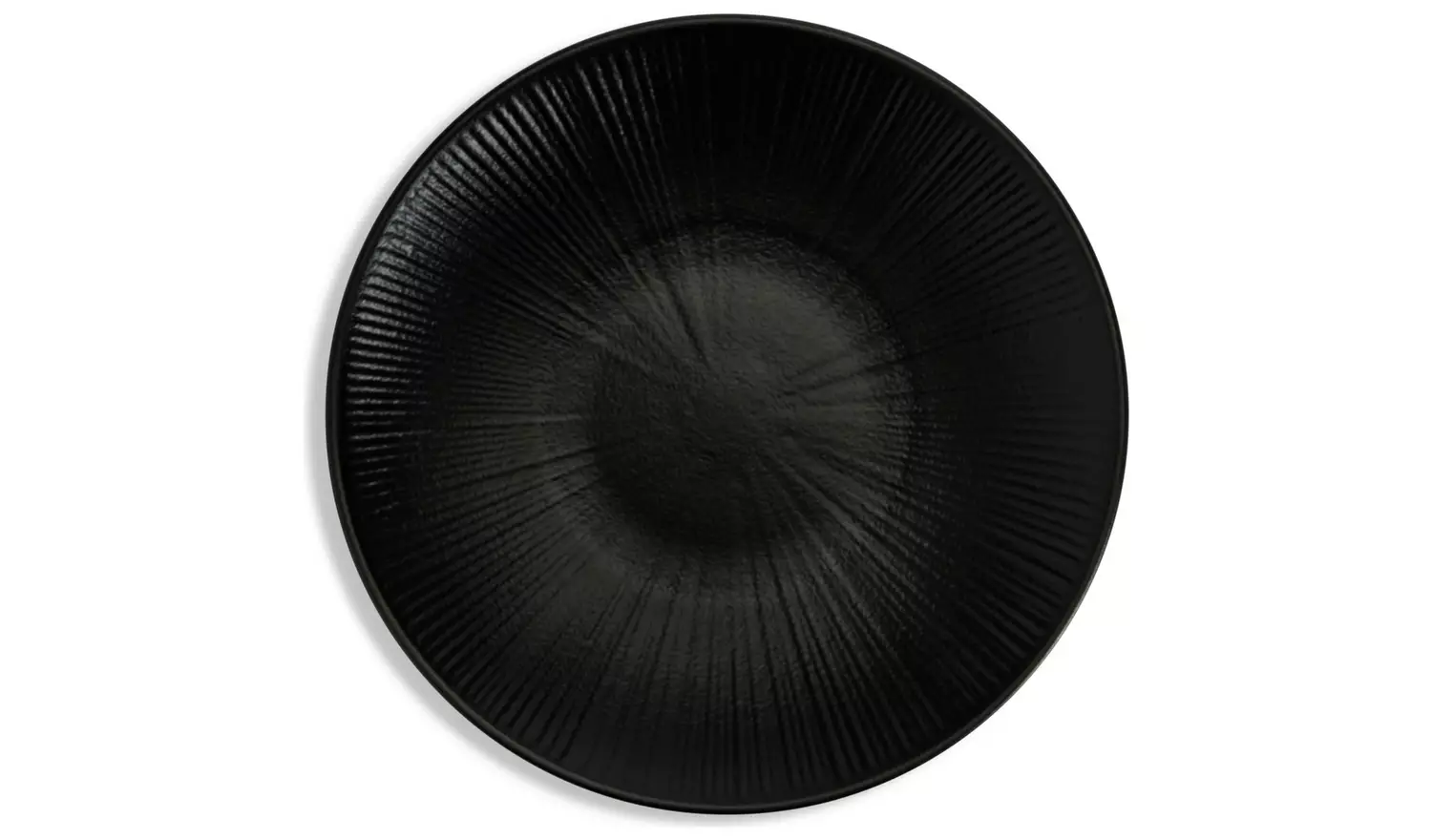 Habitat Black Textured Picnic Side Plate – set of 4