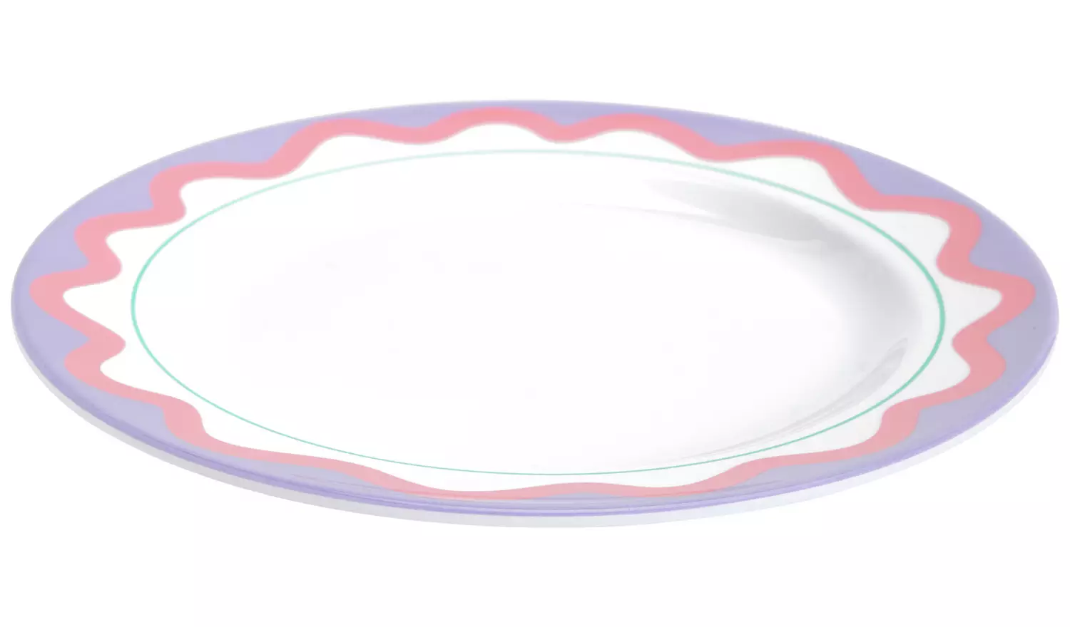 Home Wiggle Design Side Plates – Set of 4