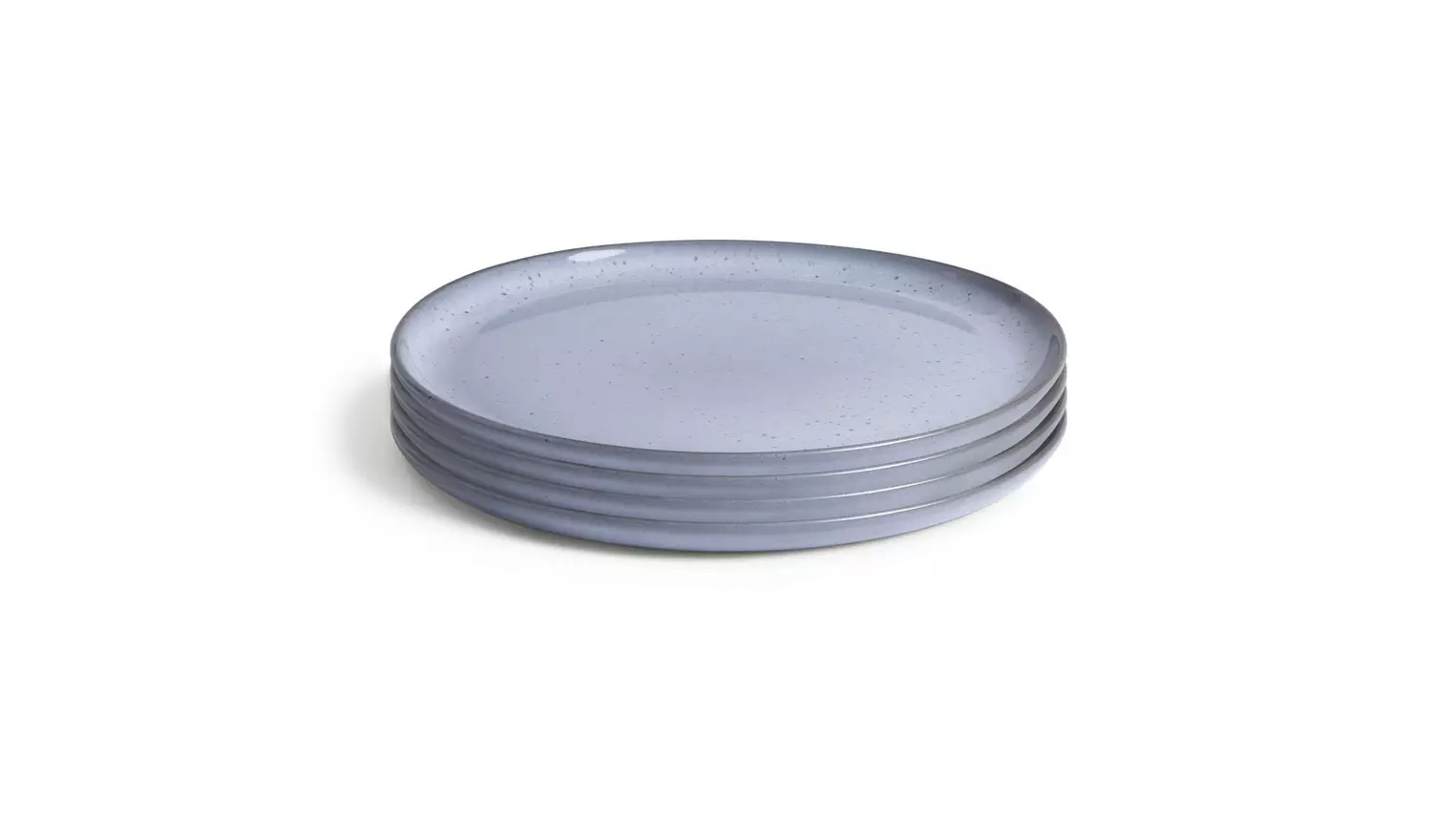 Habitat Evora 4 Piece Stoneware Side Plates - Blue