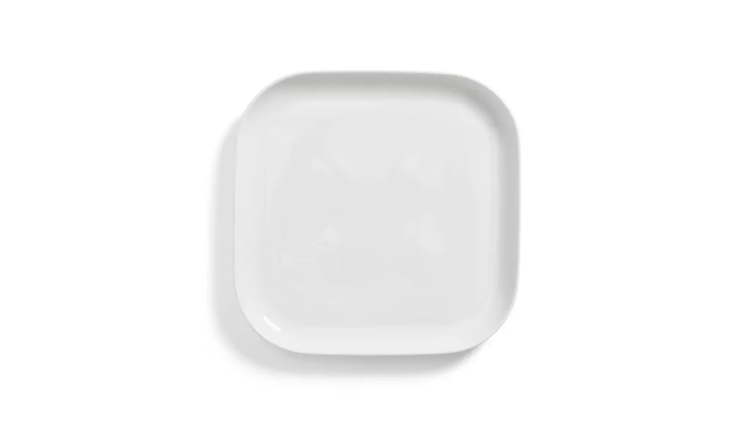 Habitat Riko Square 4 Piece Dinner Plates - White