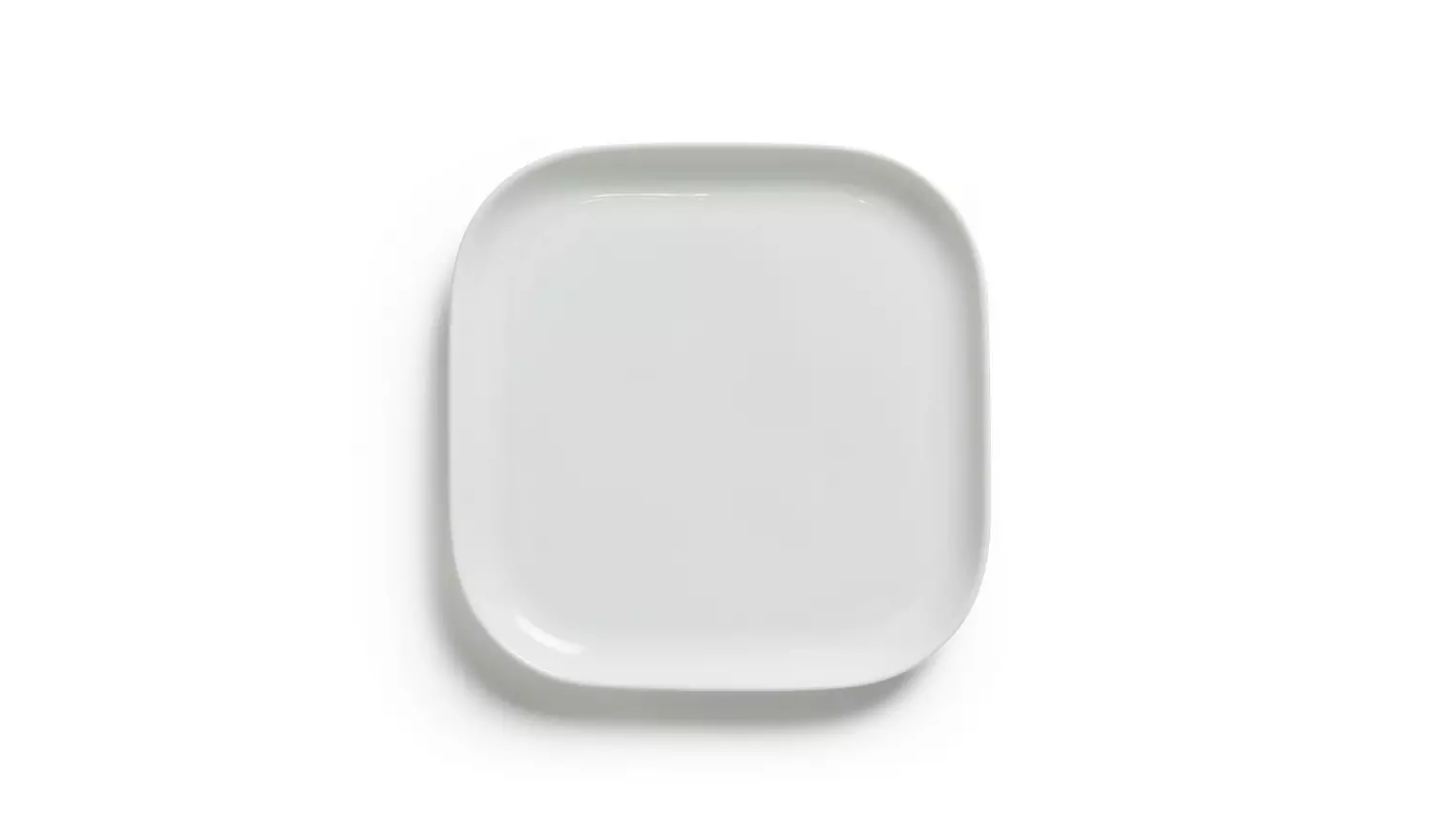 Habitat Riko Square 4 Piece Side Plate - White