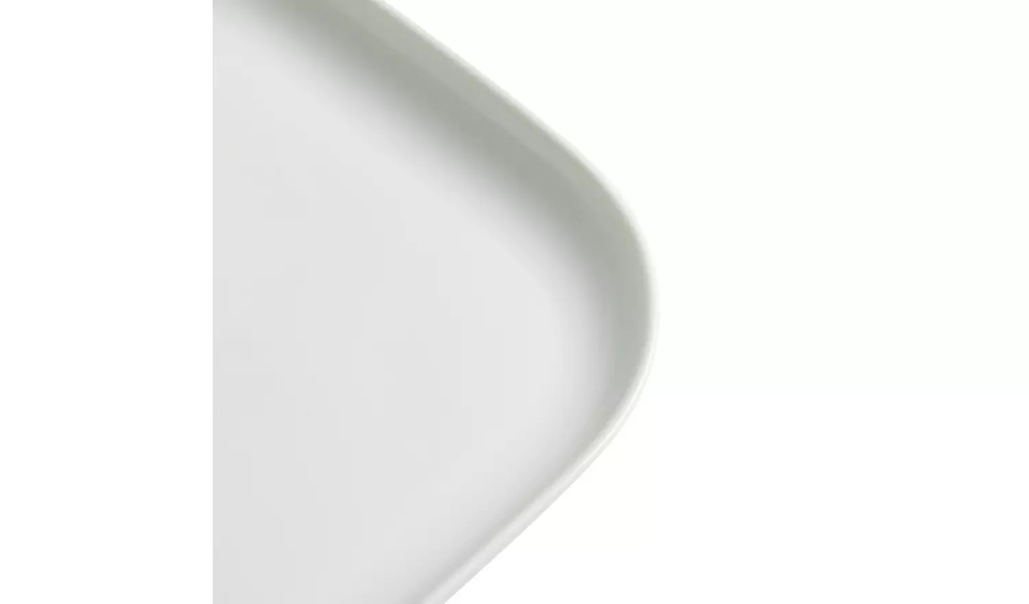 Habitat Riko Square 4 Piece Side Plate - White