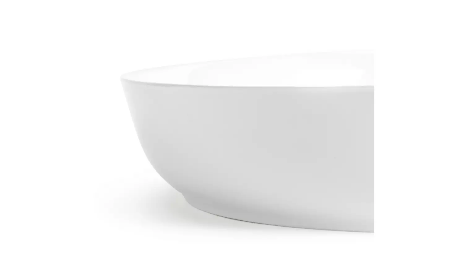 Habitat Riko Large Porcelain Serving Bowl - White
