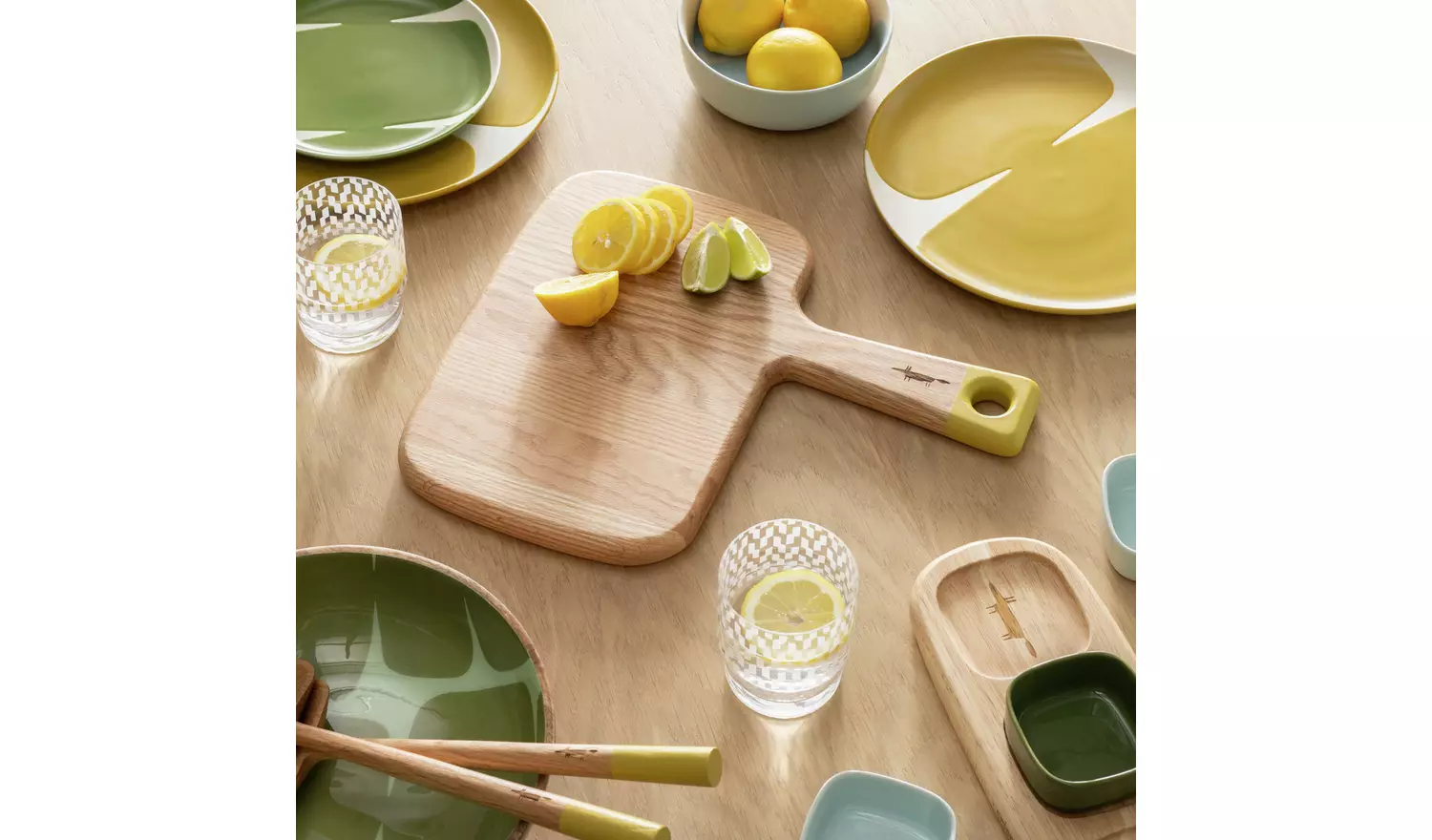 Habitat x Scion Lohko Oak Wood Serving Board - Oak