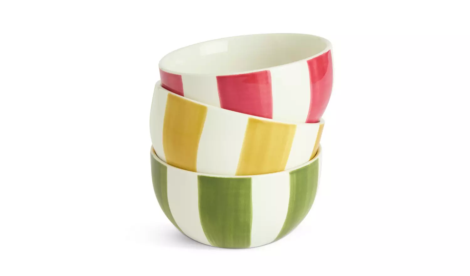 Habitat x Sanderson & National Trust Stripe Nibble Bowls 3pk