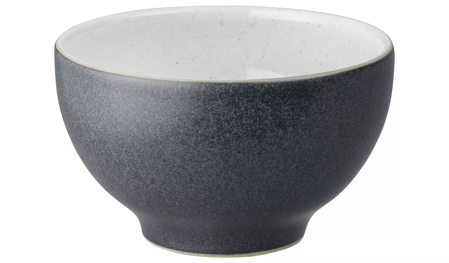 Denby Impression Set of 4 Stoneware Nibble Bowls - Charcoal
