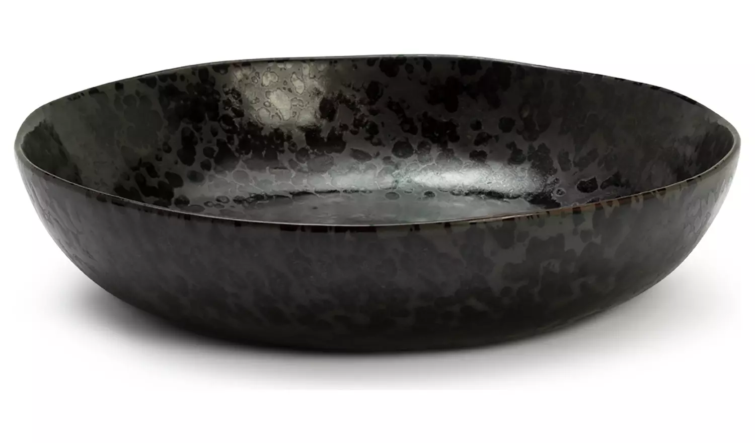 Habitat Preto Stoneware Serving Bowl - Black