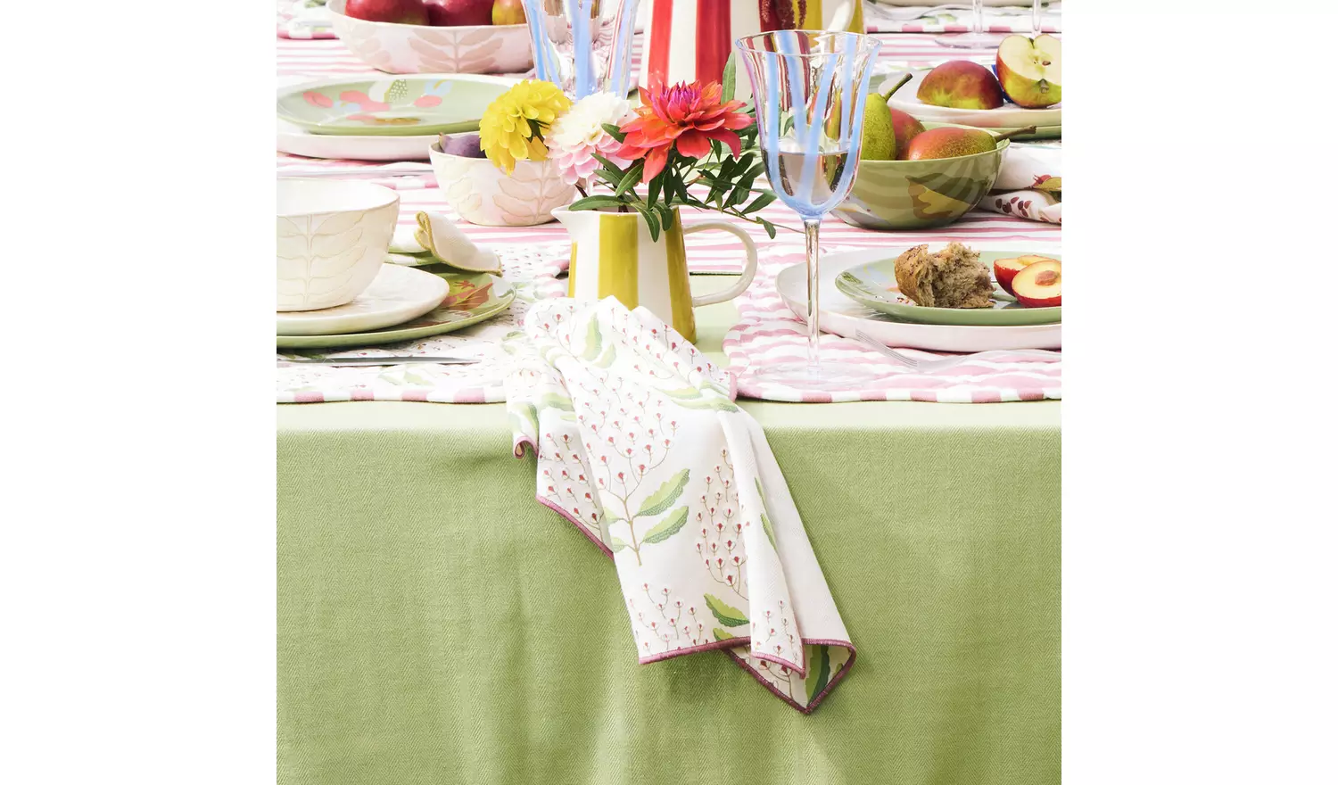Habitat x Sanderson & National Trust Bellis Napkins 4pk