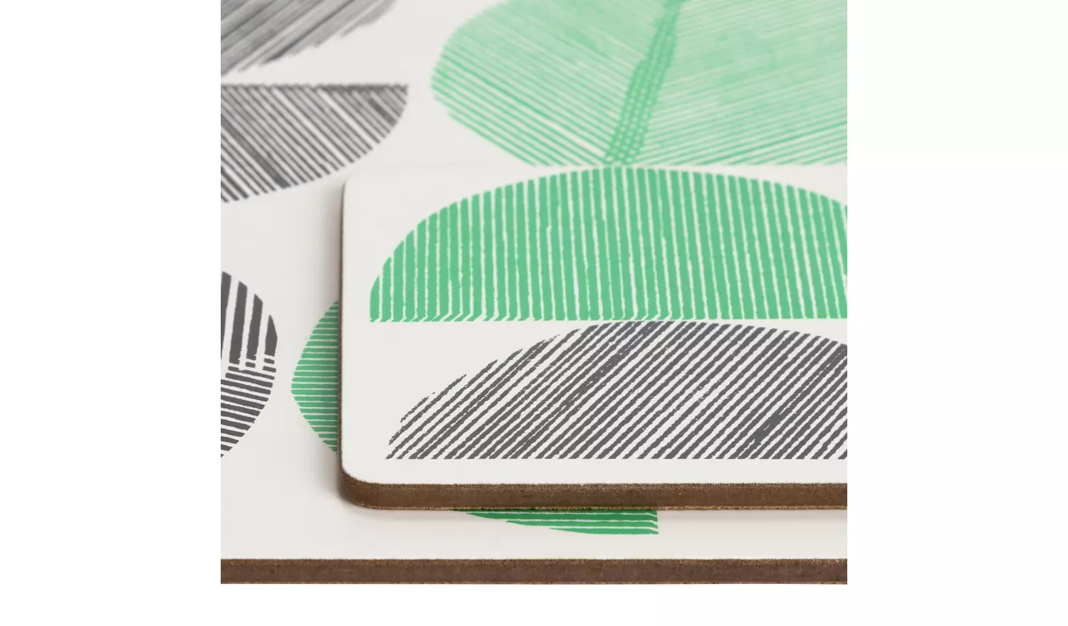 Habitat Linear Circles Set of 4 Placemat and Coasters