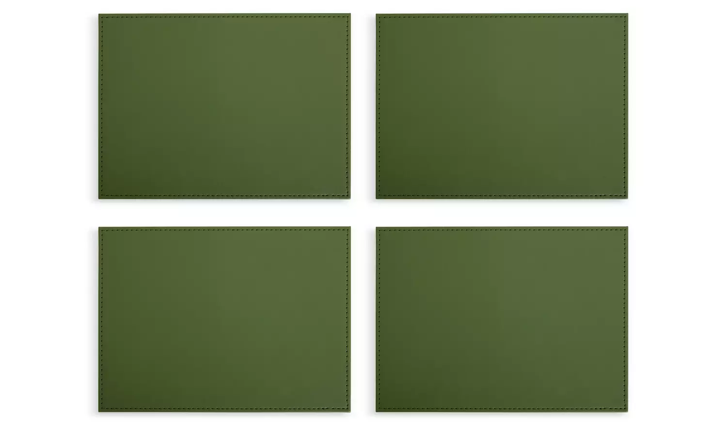 Habitat Faux Leather Set of 4 Placemats and Coasters