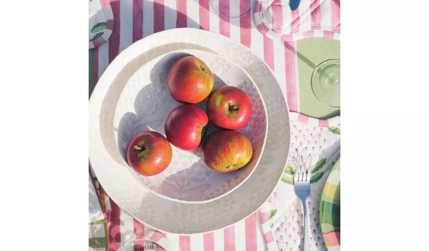 Habitat x Sanderson & National Trust Bellis Placemats 2pk