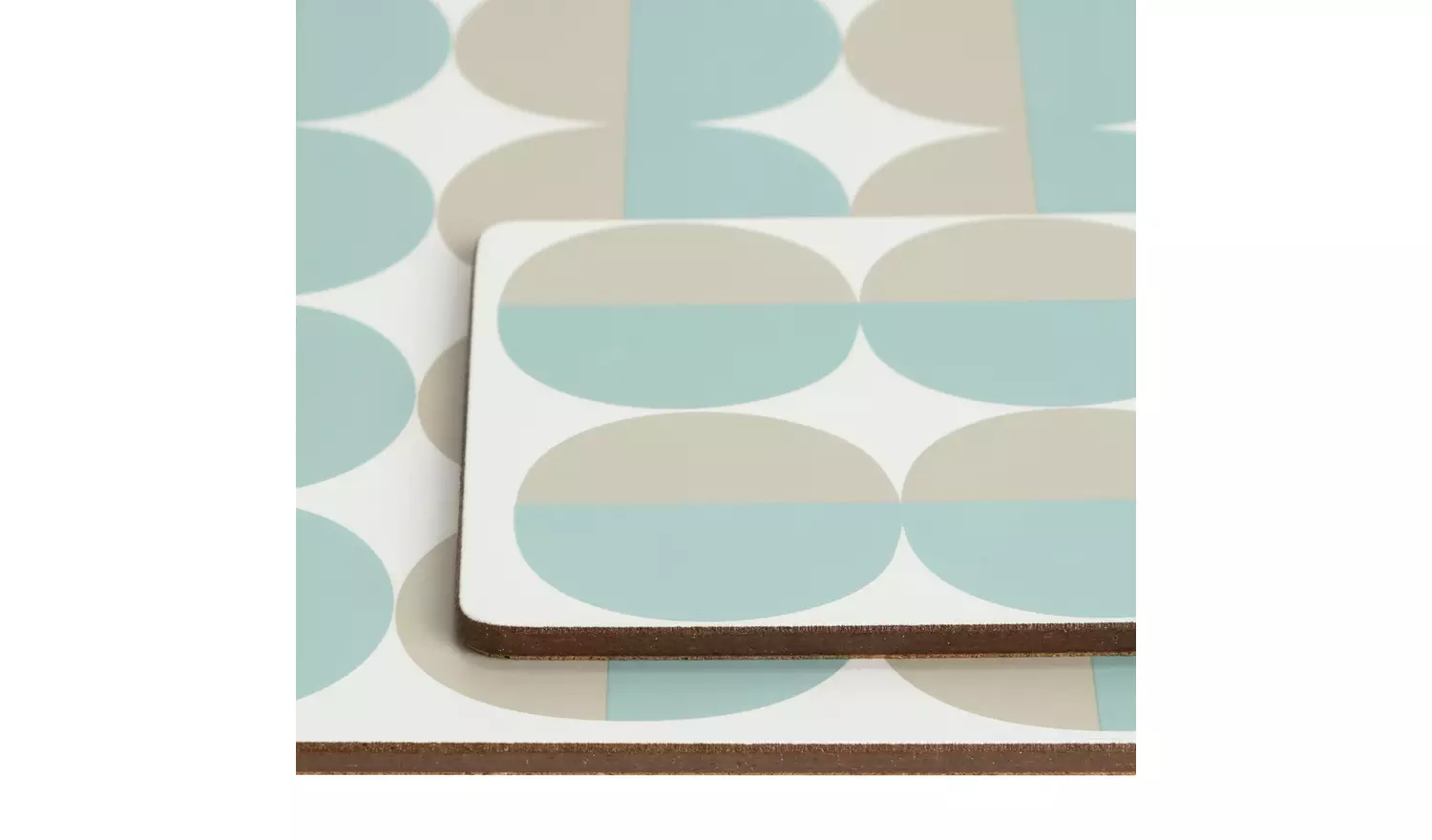Habitat Set of 4 Geo Circles Placemats and Coasters