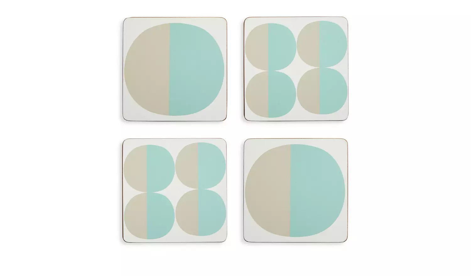 Habitat Set of 4 Geo Circles Placemats and Coasters