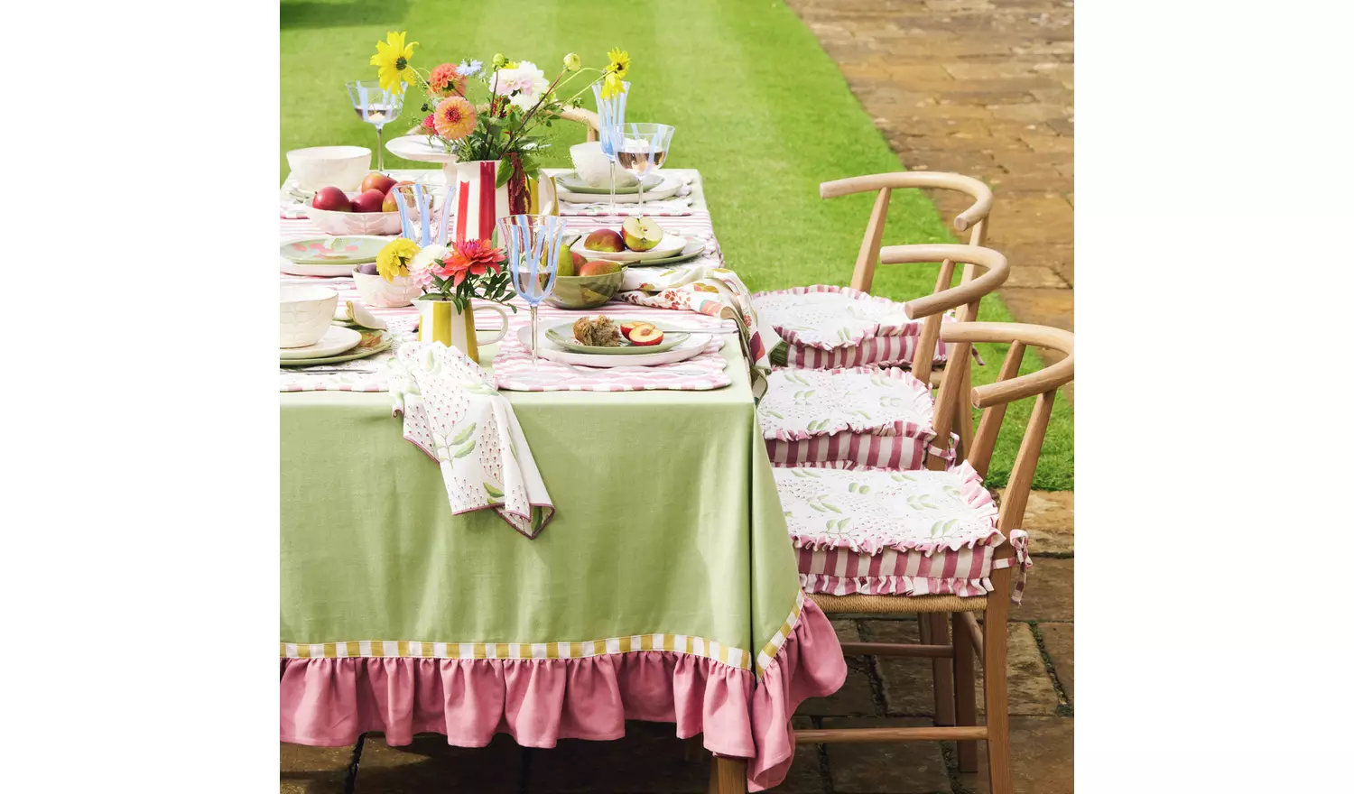 Habitat x Sanderson & National Trust Stripe Tablecloth
