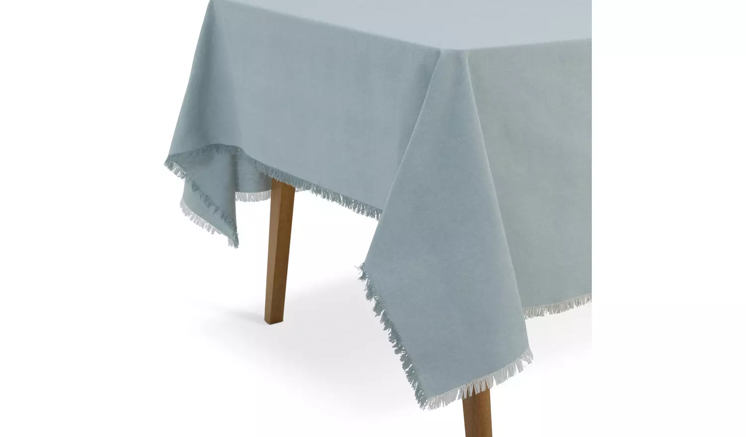 Habitat Cotton Table Cloth - Duck Egg