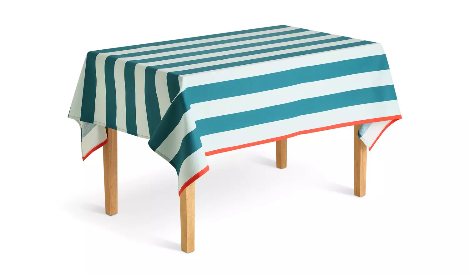 Habitat Wipe Clean Cotton Table Cloth - Blue