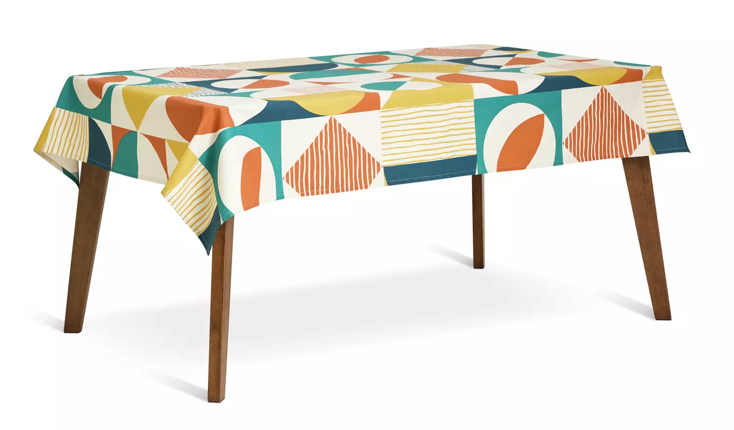 Habitat Geo Wipe Clean Table Cloth - Multicoloured