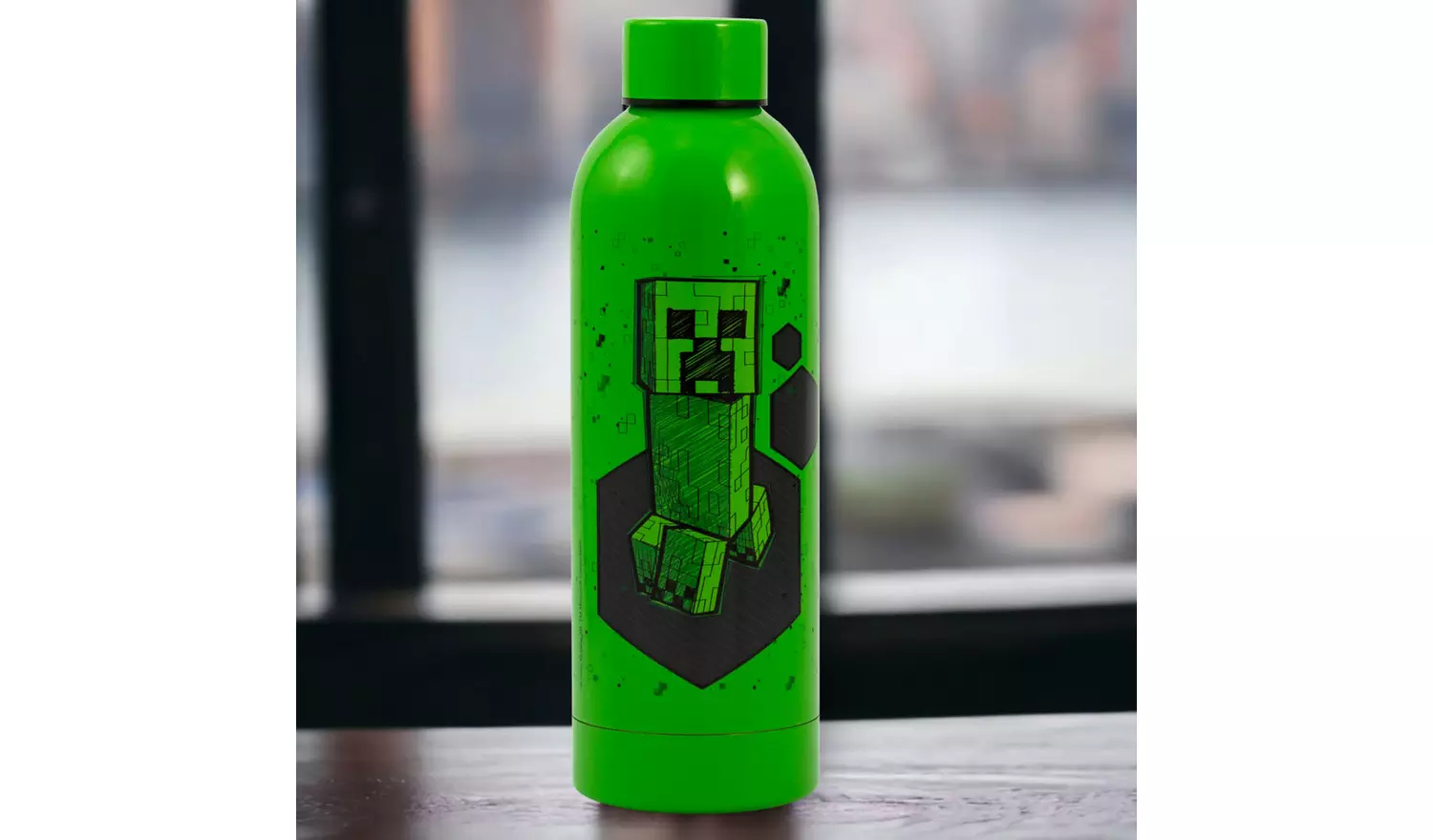 Zak Minecraft Stainless Steel Creeper Water Bottle - 700ml