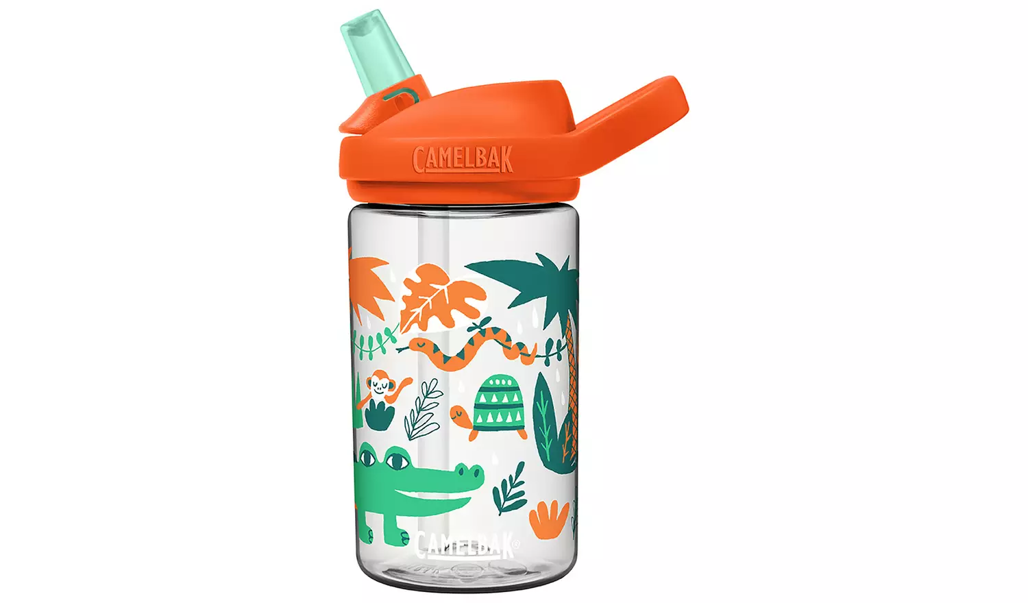 CamelBak Eddy + Jungle Animals Sipper Water Bottle - 400ml
