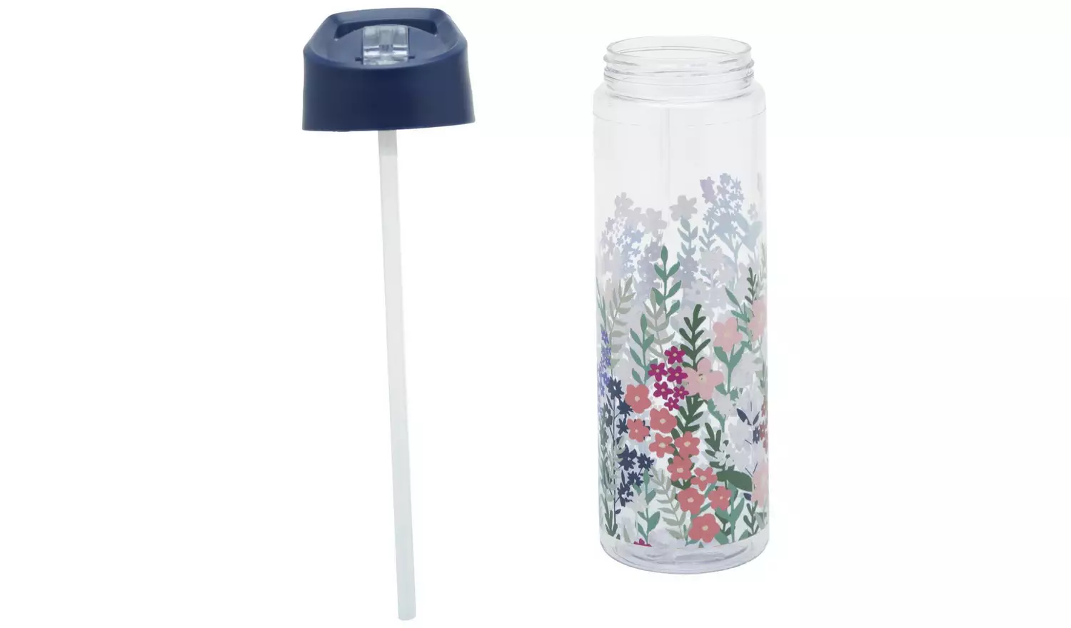 Smash Winter Floral Sipper Water Bottle - 700ml