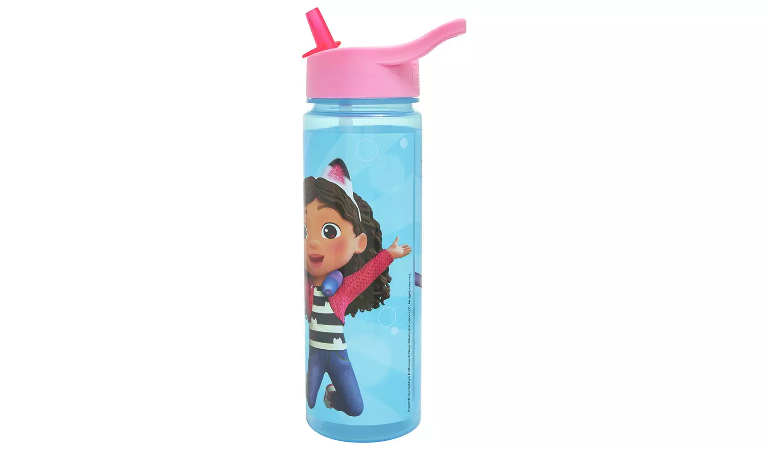 Gabby's Dollhouse Blue & Pink Sipper Water Bottle - 600ml