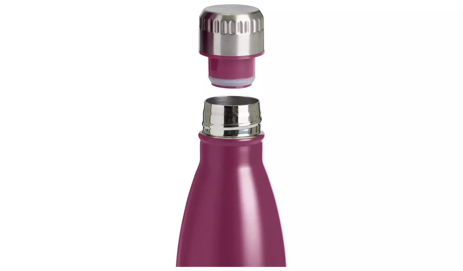 Home Burgundy Stainless Steel Water Bottle - 500ml