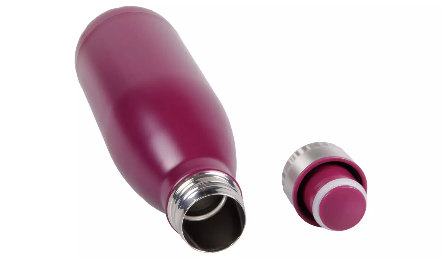 Home Burgundy Stainless Steel Water Bottle - 500ml