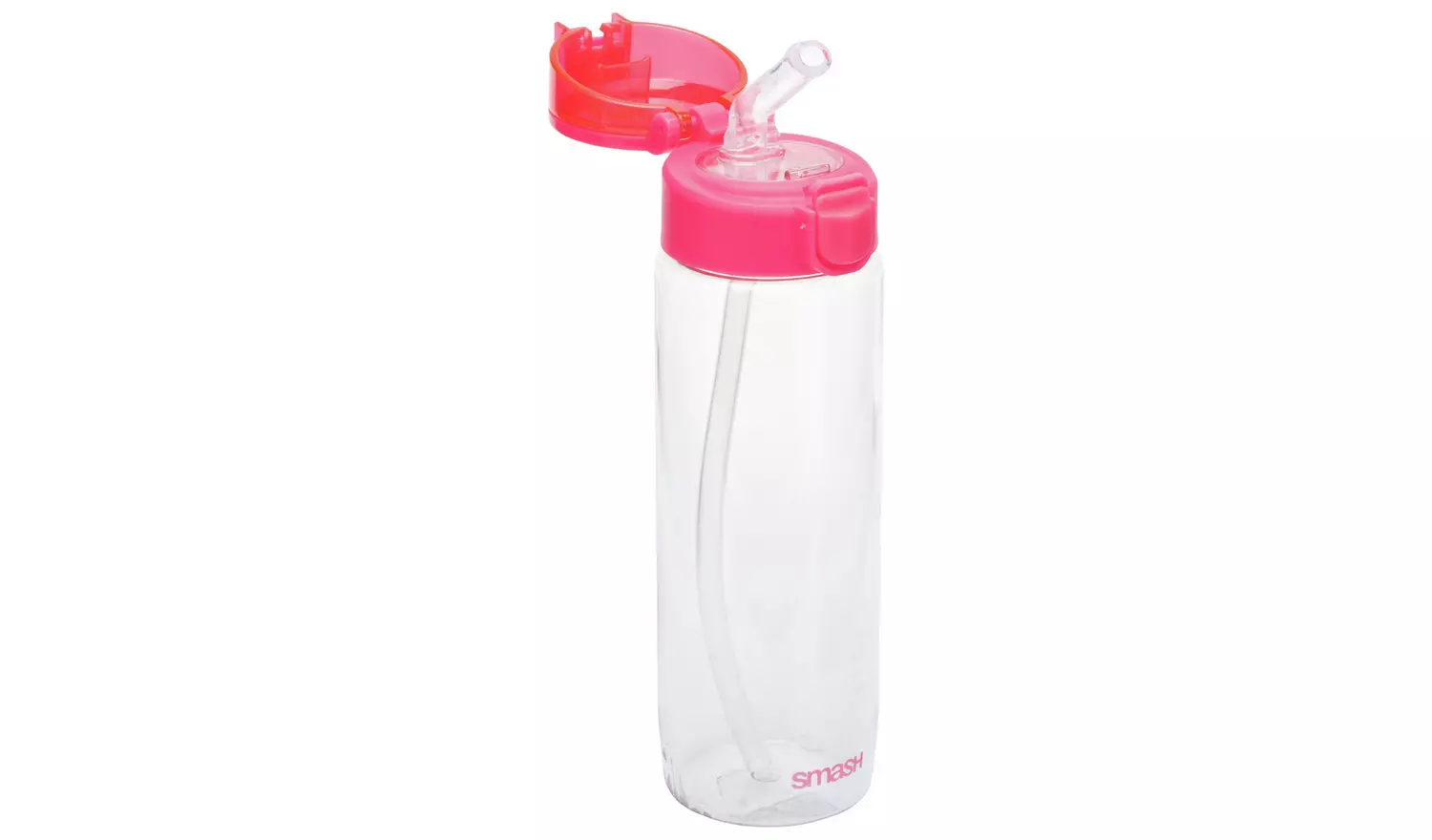 Smash Neon Pink Lid Sipper Water Bottle - 600 ml