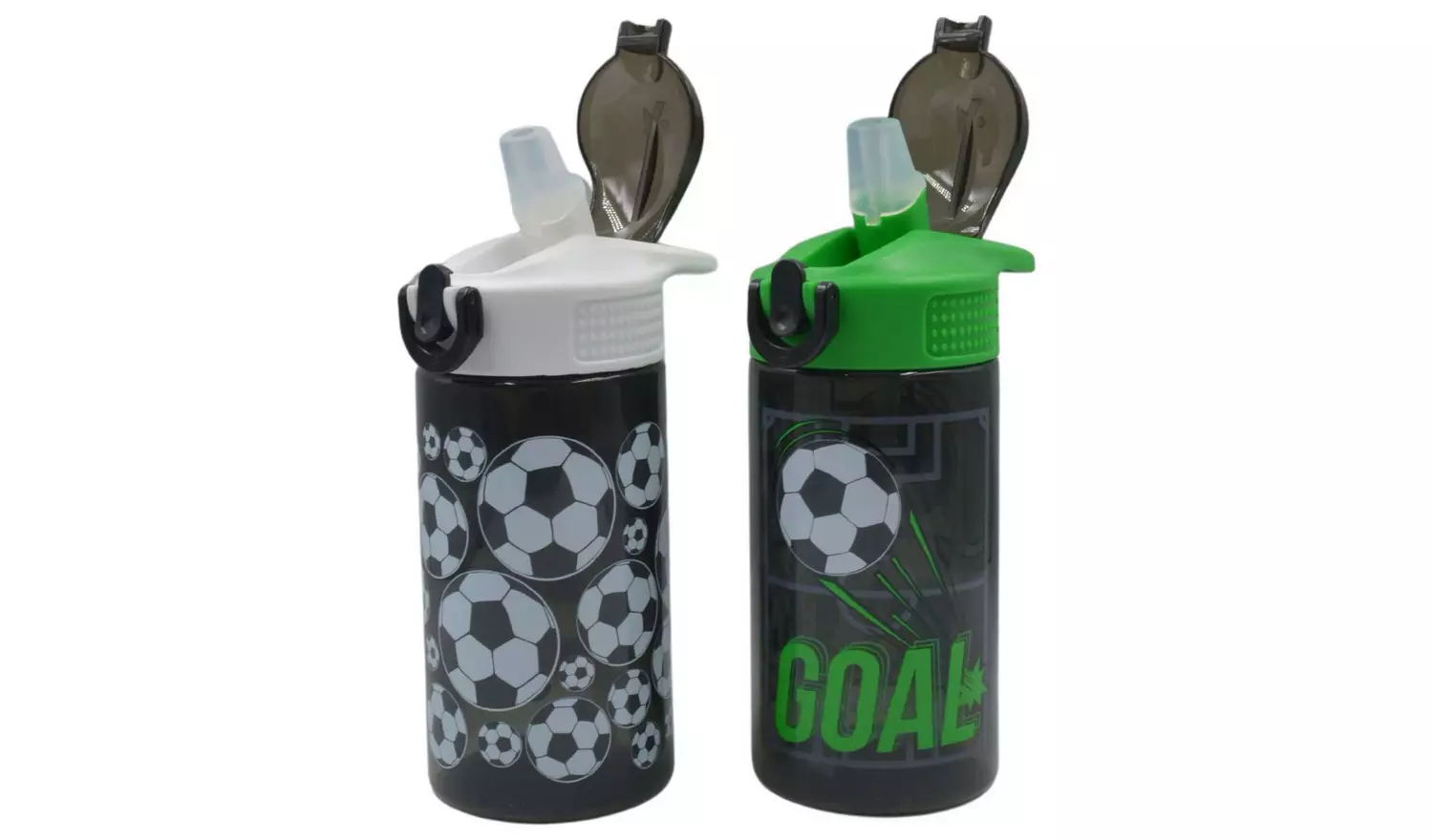 Hox Pack of 2 Football Water Bottles - 500ml