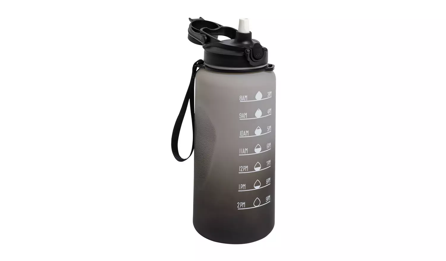 Home Grey Ombre Tracker Water Bottle - 2.2 litre