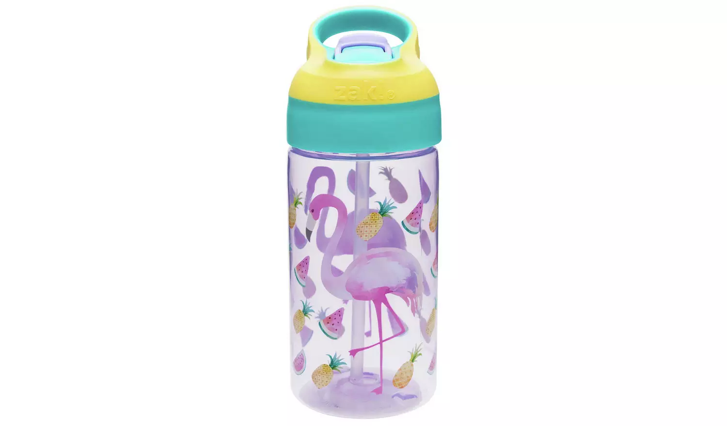 Zak Generic Set of 2 Flamingo & Donut Bottles