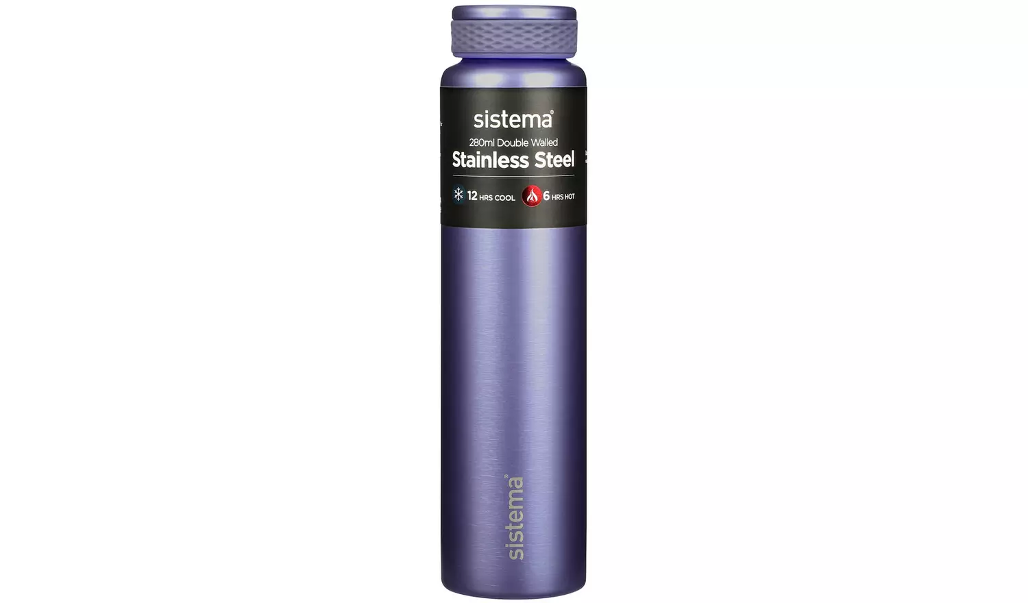 Sistema Hydrate Multicolour Stainless Steel Bottle - 280ml